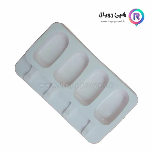 قالب سیلیکونی بستنی سایز بزرگ 4تایی