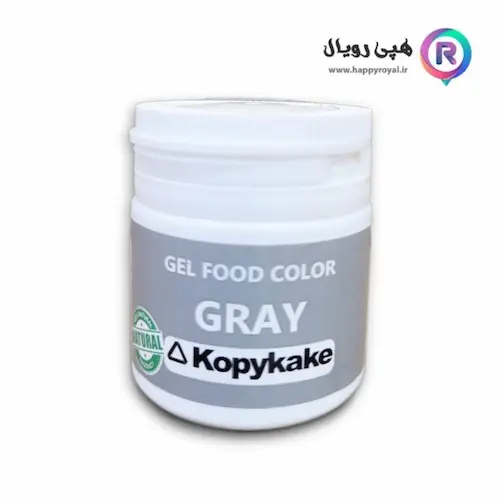 رنگ ژله ای طوسی کپی کیک