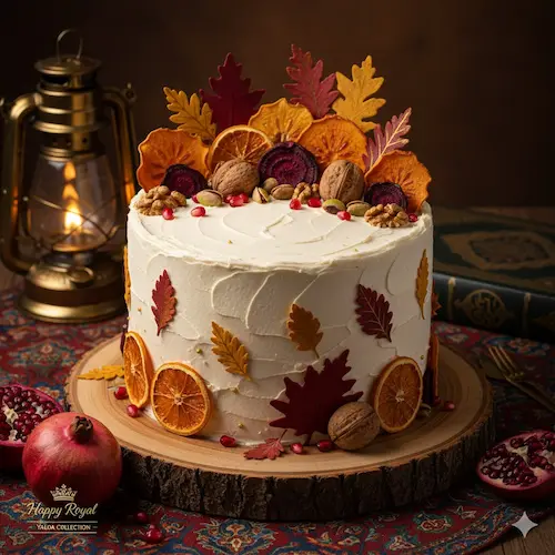 کیک پاییزی یلدا