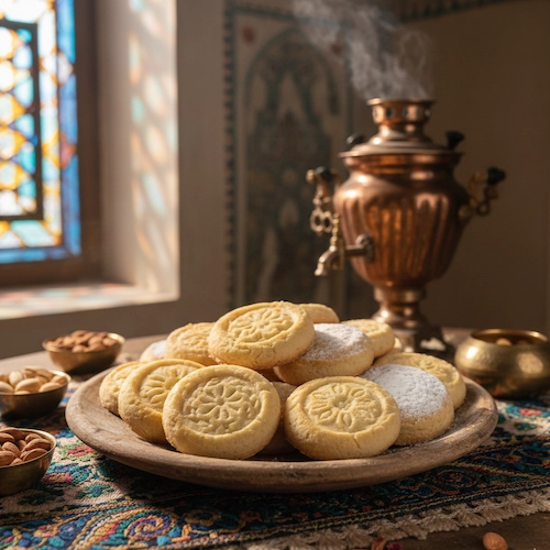 شیرینی خشک کره ای برای عید